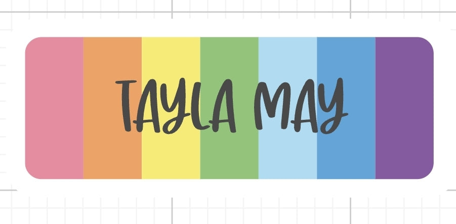 Personalised Vinyl Name Stickers